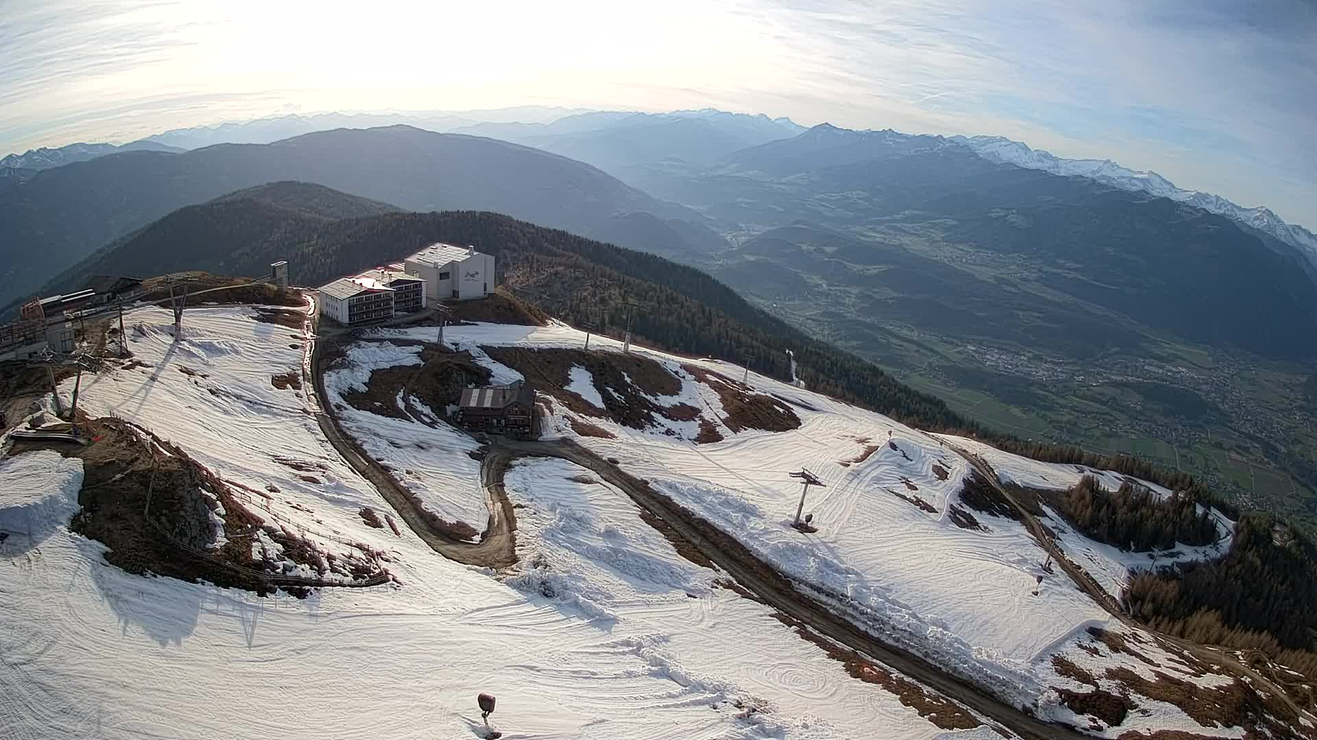 Kronplatz peak Ski resort | view to Bruneck