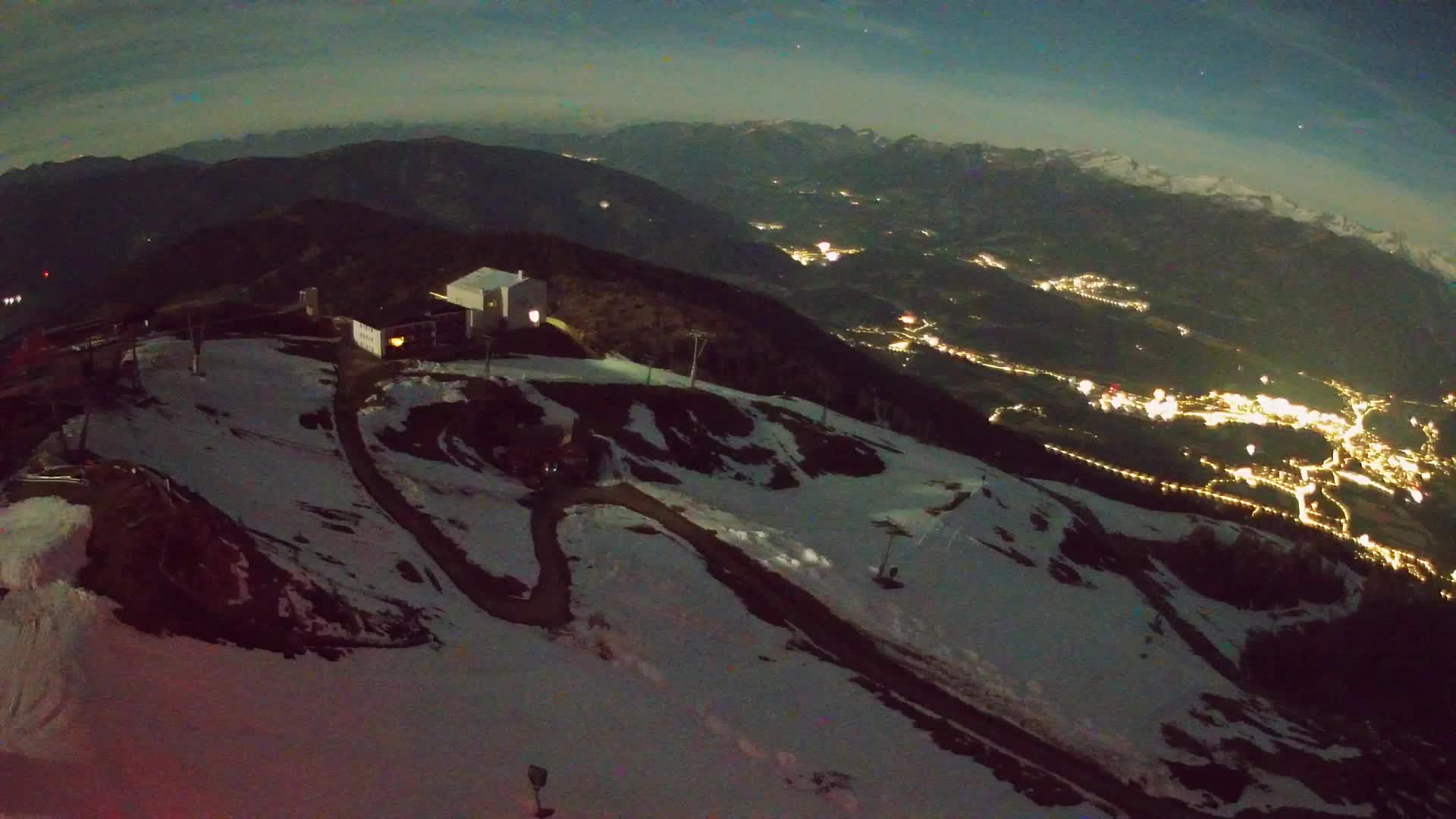 Smučišče Kronplatz – vrh | pogled na Bruneck