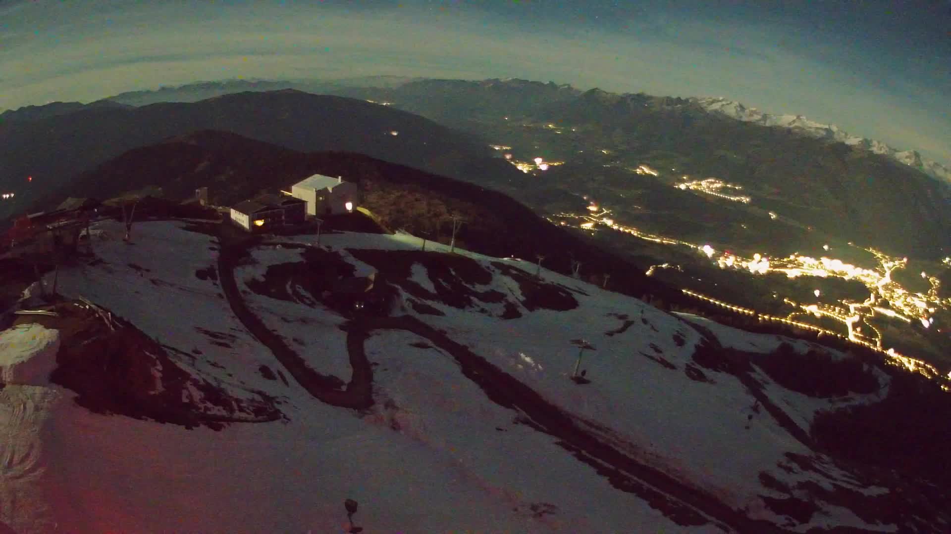 Kronplatz peak Ski resort | view to Bruneck