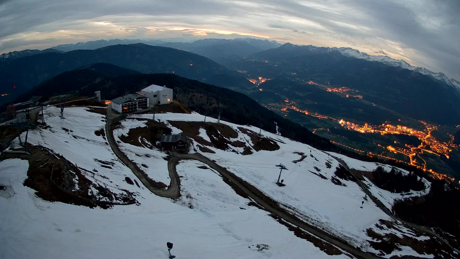 Smučišče Kronplatz – vrh | pogled na Bruneck