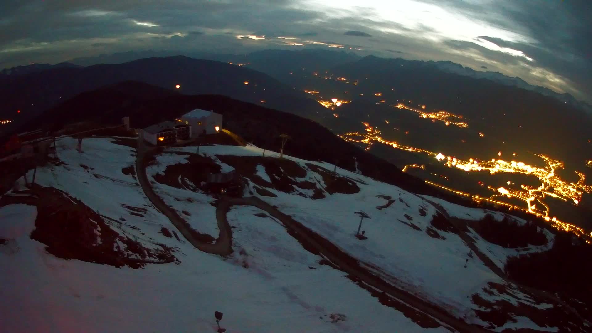 Kronplatz peak Ski resort | view to Bruneck