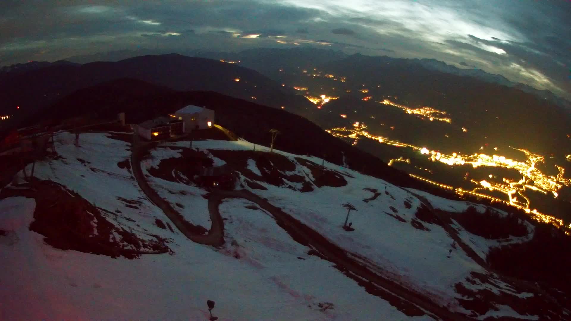 Kronplatz peak Ski resort | view to Bruneck