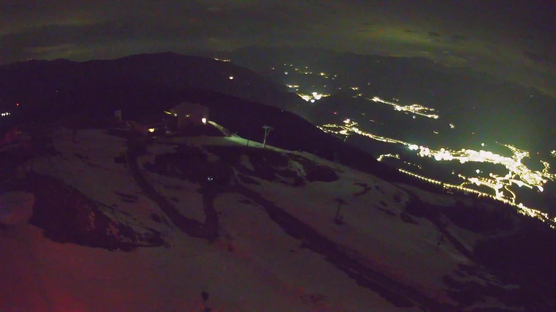 Kronplatz peak Ski resort | view to Bruneck