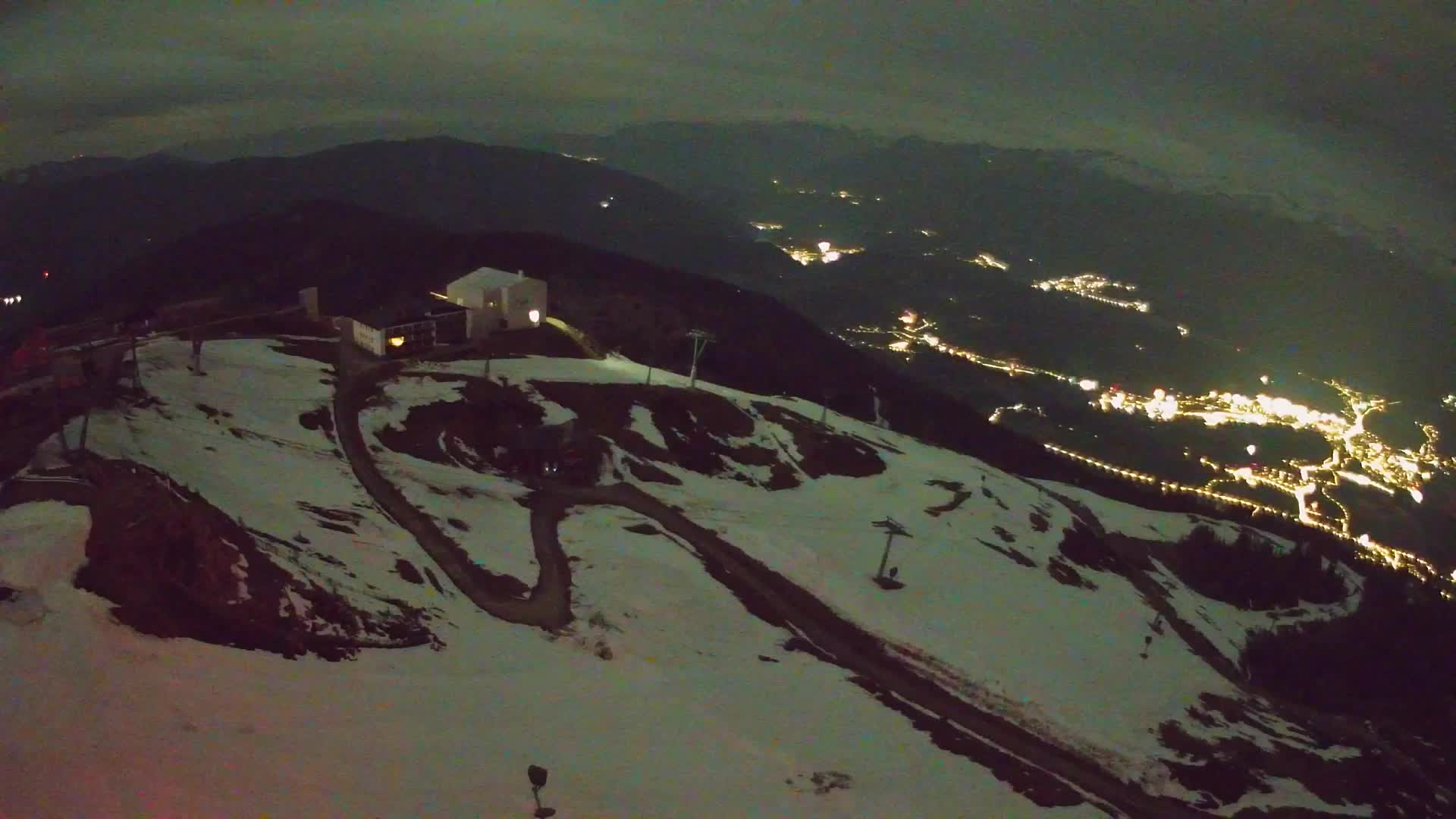 Kronplatz peak Ski resort | view to Bruneck