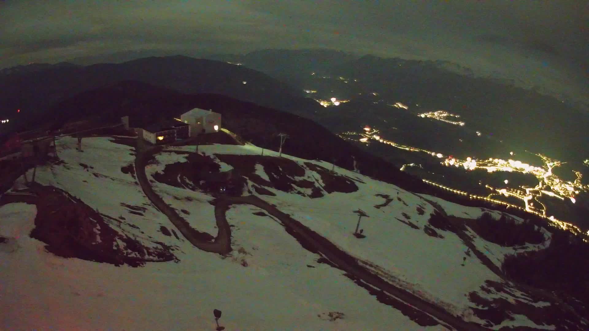 Kronplatz peak Ski resort | view to Bruneck