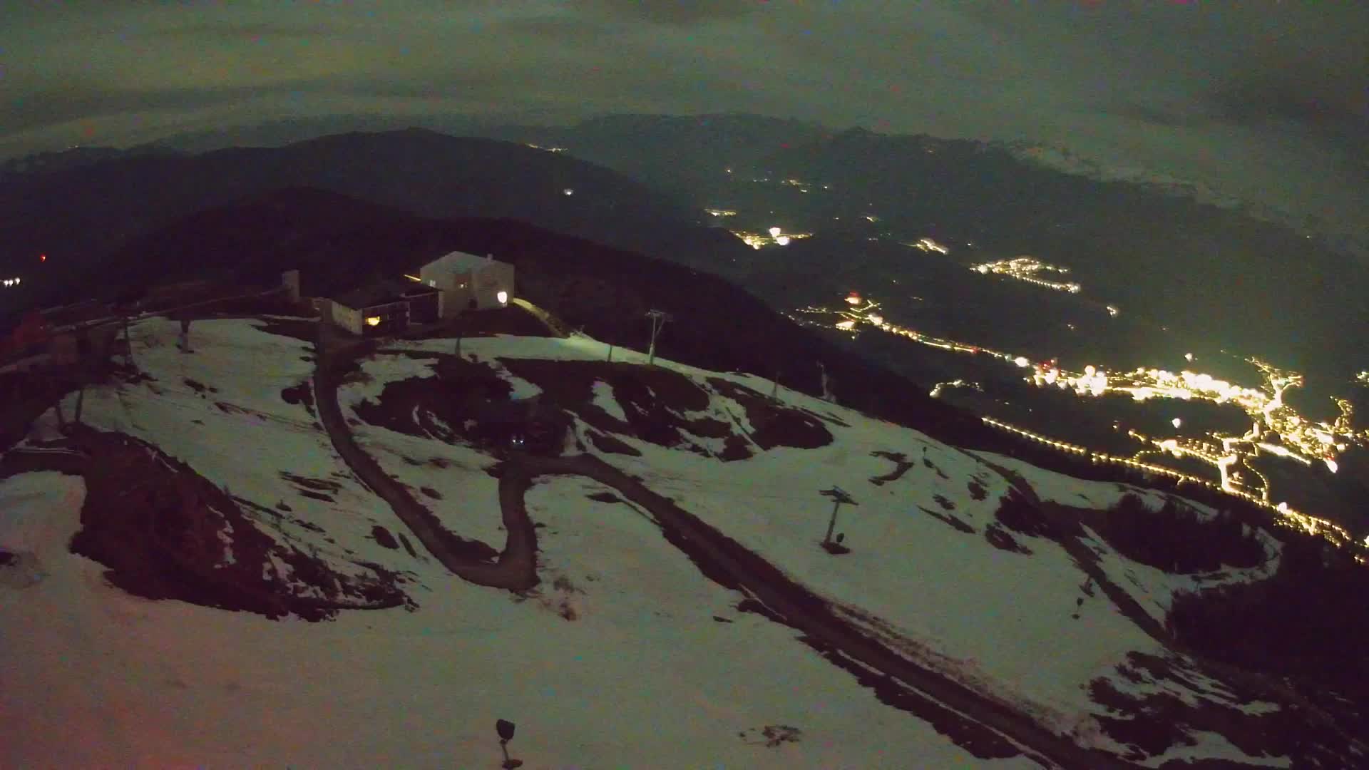 Kronplatz peak Ski resort | view to Bruneck