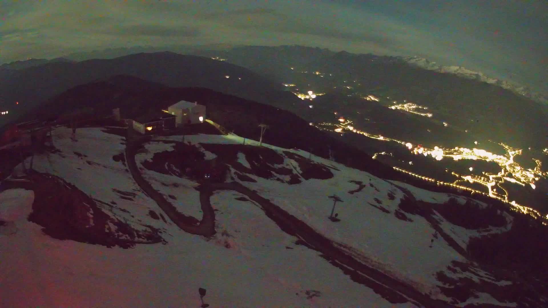 Kronplatz peak Ski resort | view to Bruneck