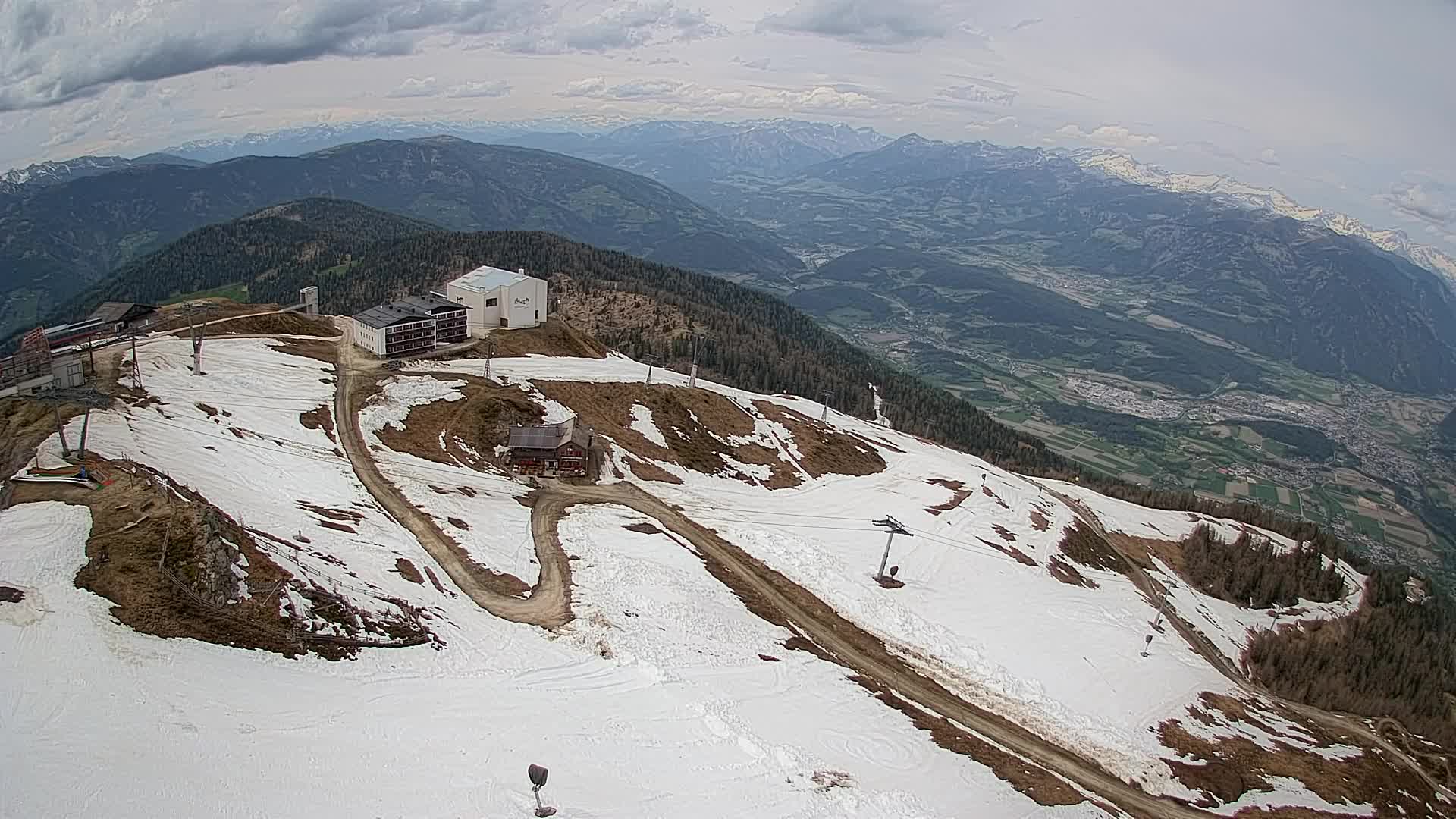 Kronplatz peak Ski resort | view to Bruneck