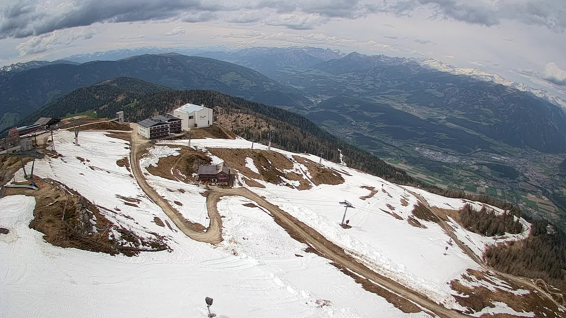 Smučišče Kronplatz – vrh | pogled na Bruneck
