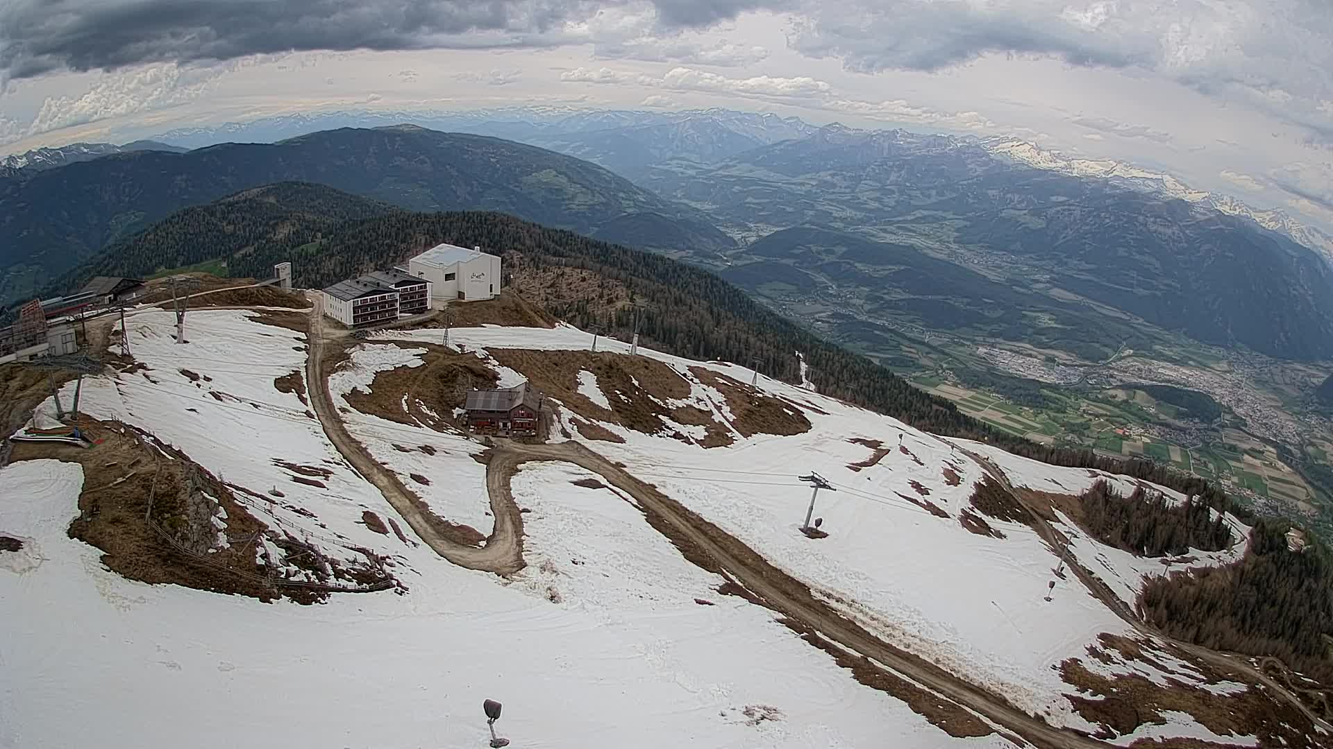 Smučišče Kronplatz – vrh | pogled na Bruneck