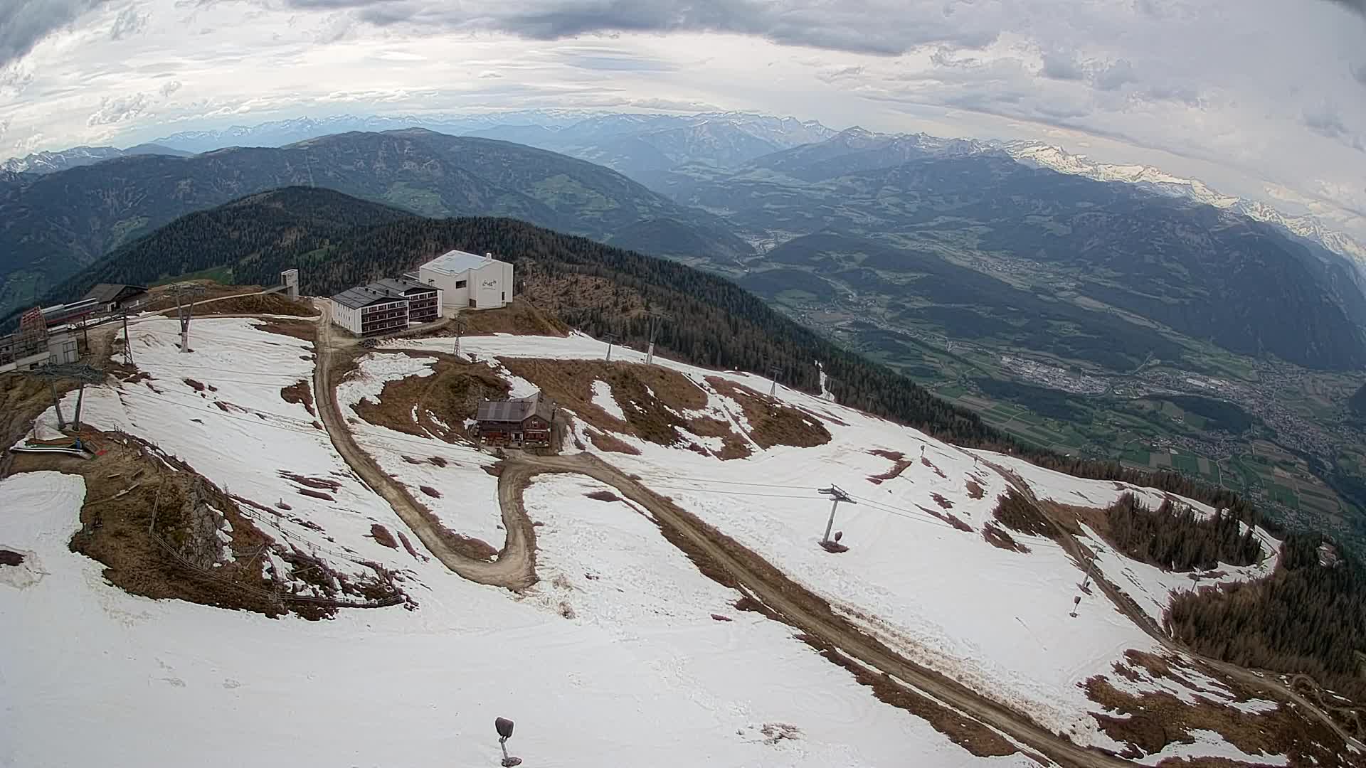 Smučišče Kronplatz – vrh | pogled na Bruneck