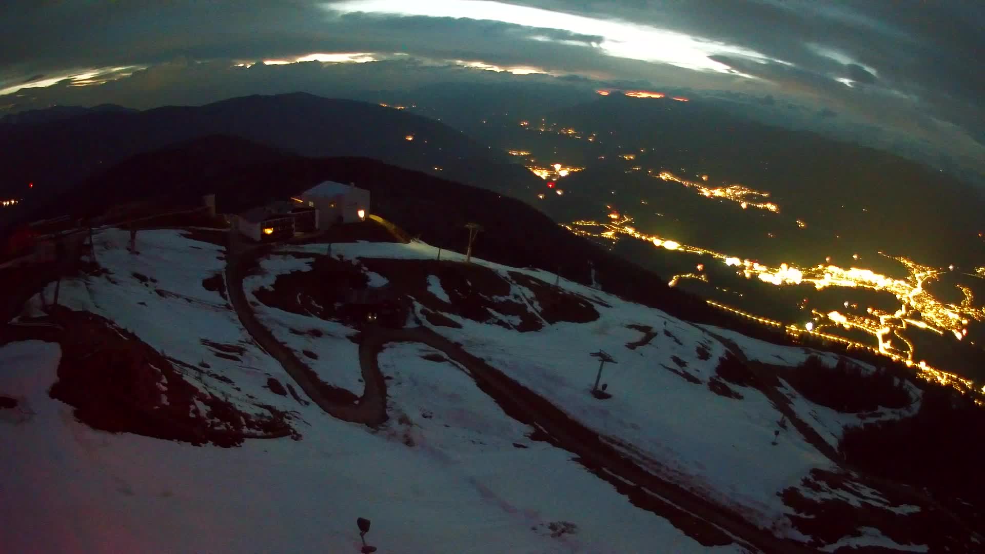 Station de ski Kronplatz sommet | vue sur Brunico