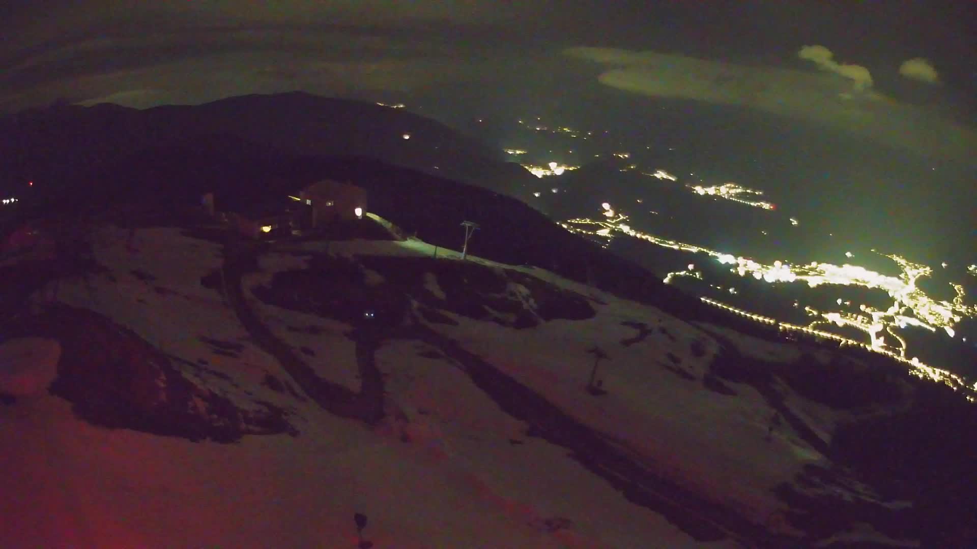 Station de ski Kronplatz sommet | vue sur Brunico