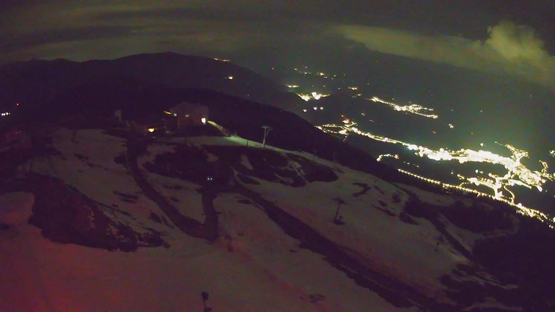 Station de ski Kronplatz sommet | vue sur Brunico