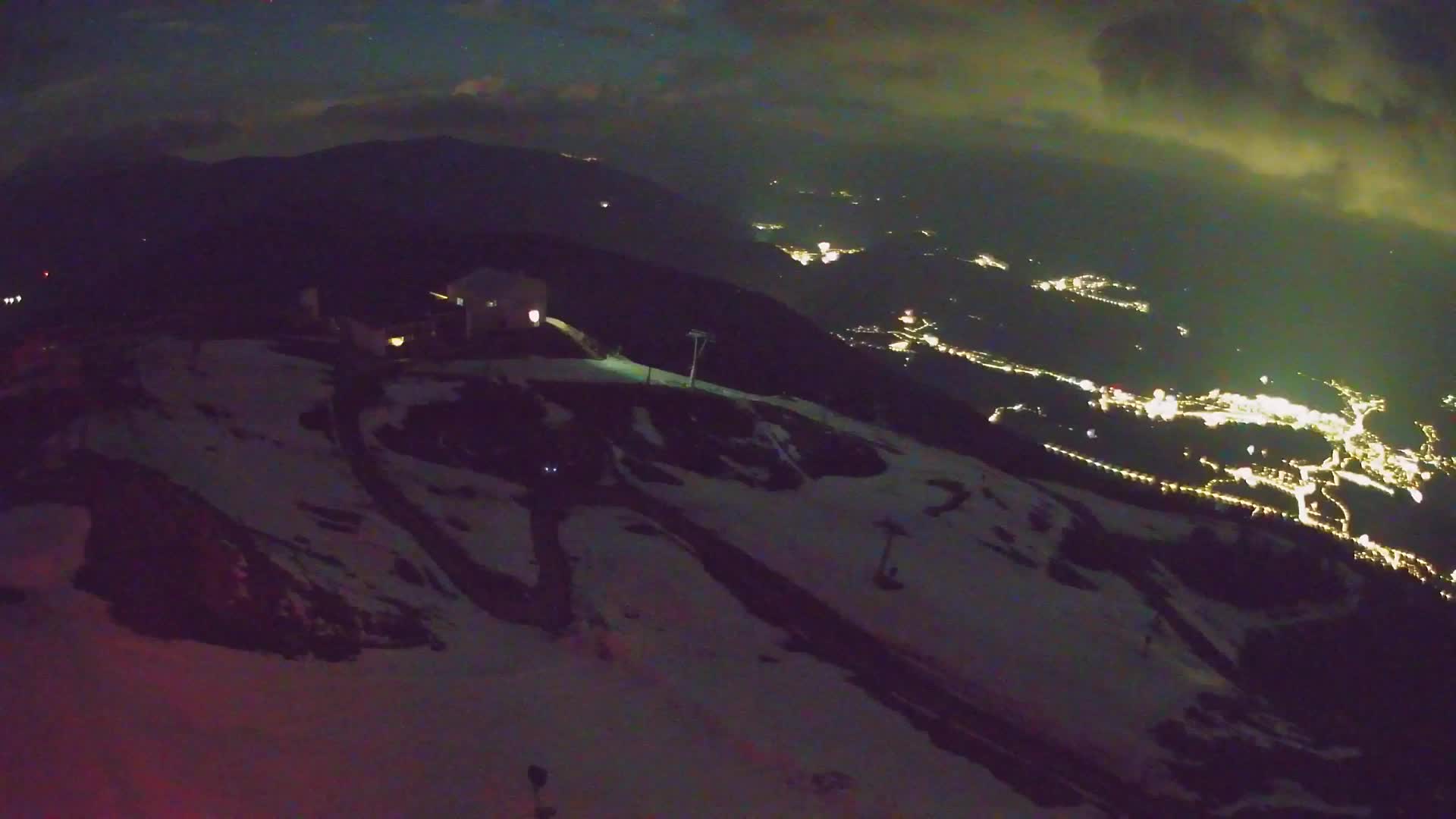 Station de ski Kronplatz sommet | vue sur Brunico