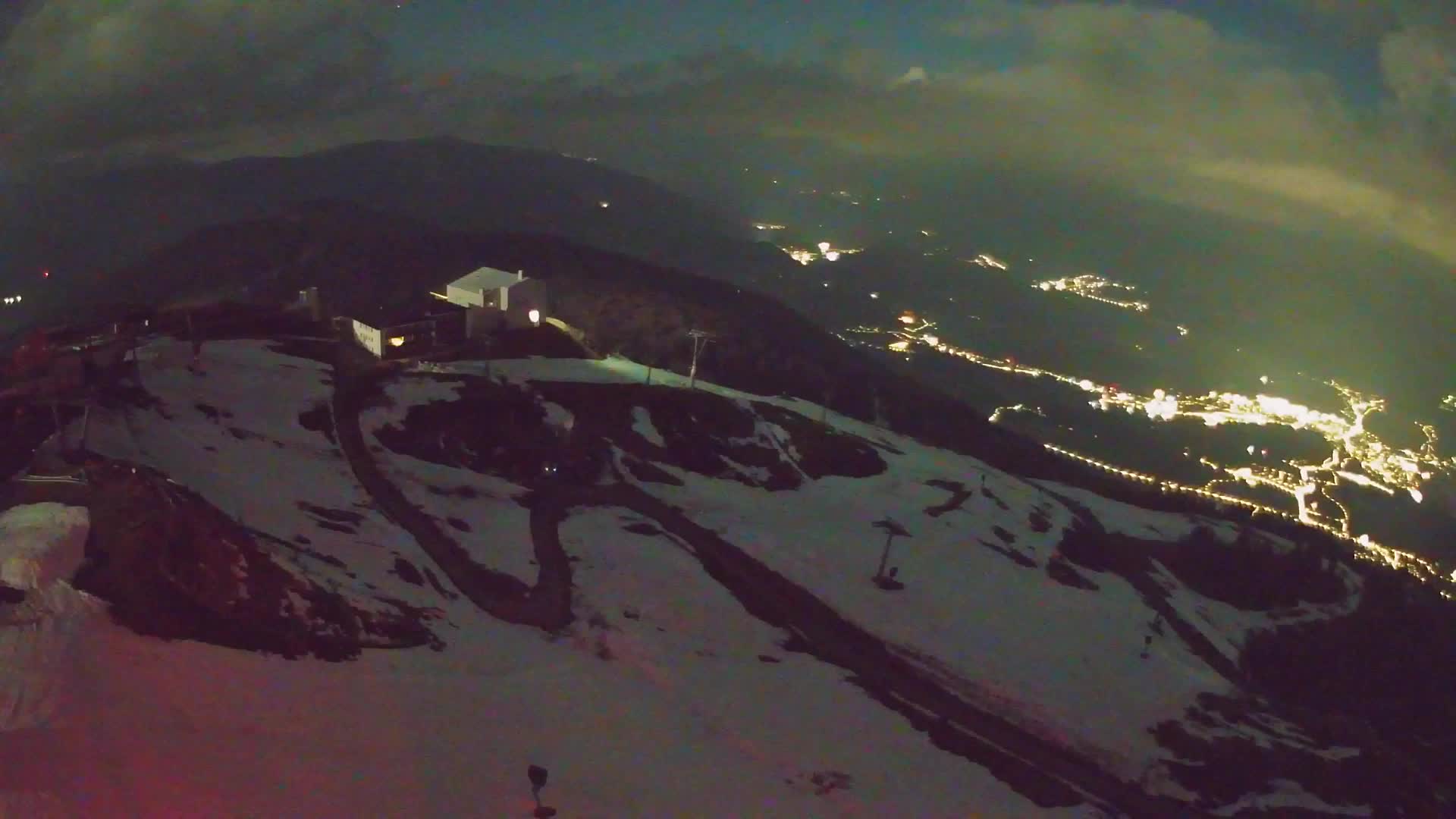 Kronplatz peak Ski resort | view to Bruneck