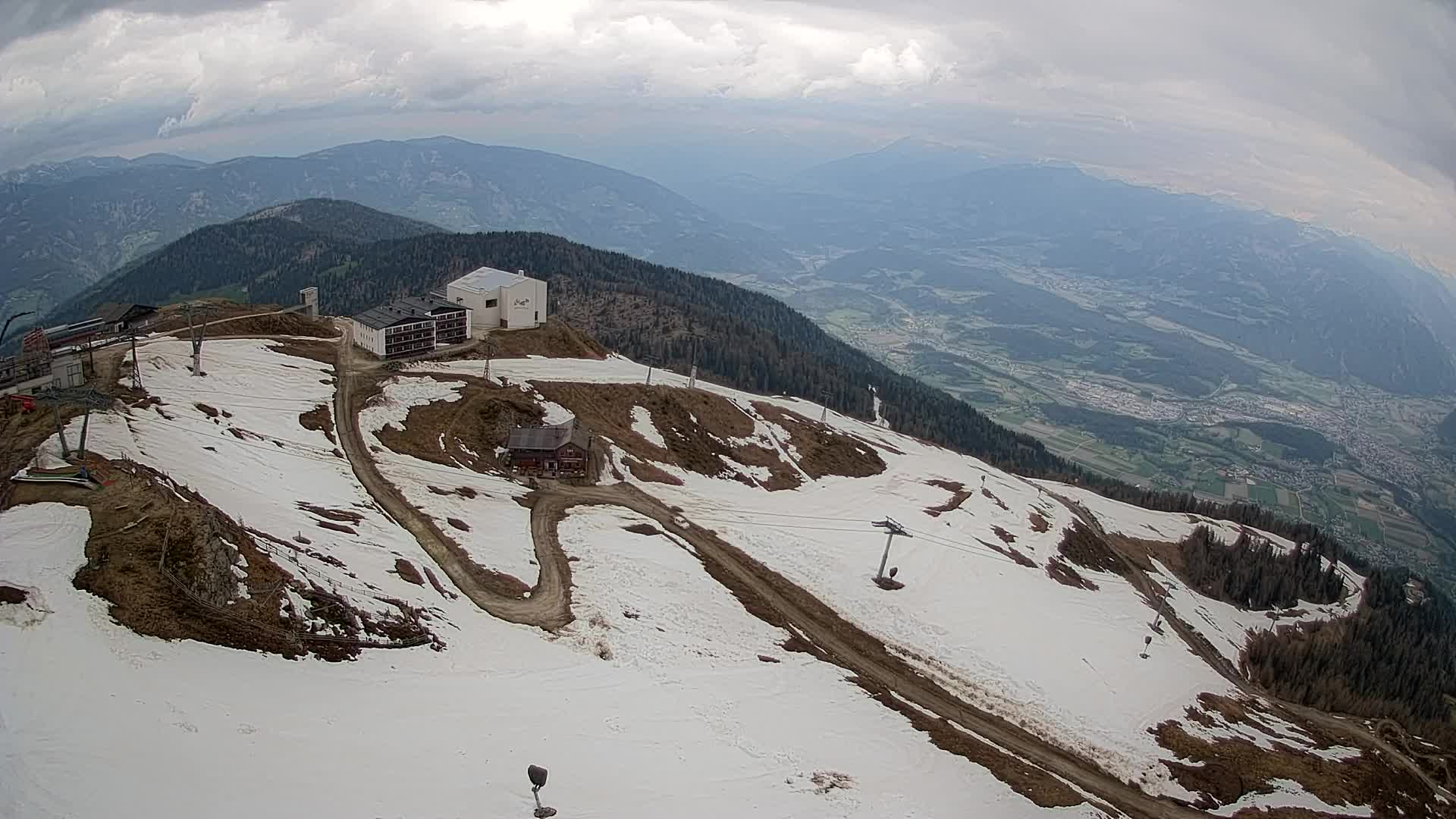 Smučišče Kronplatz – vrh | pogled na Bruneck