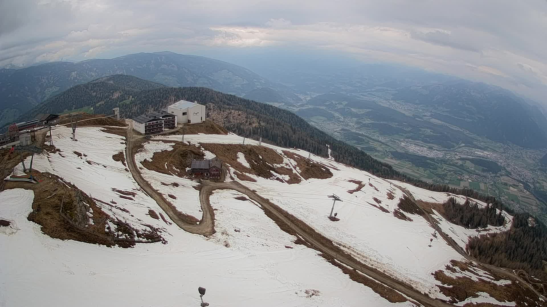 Smučišče Kronplatz – vrh | pogled na Bruneck