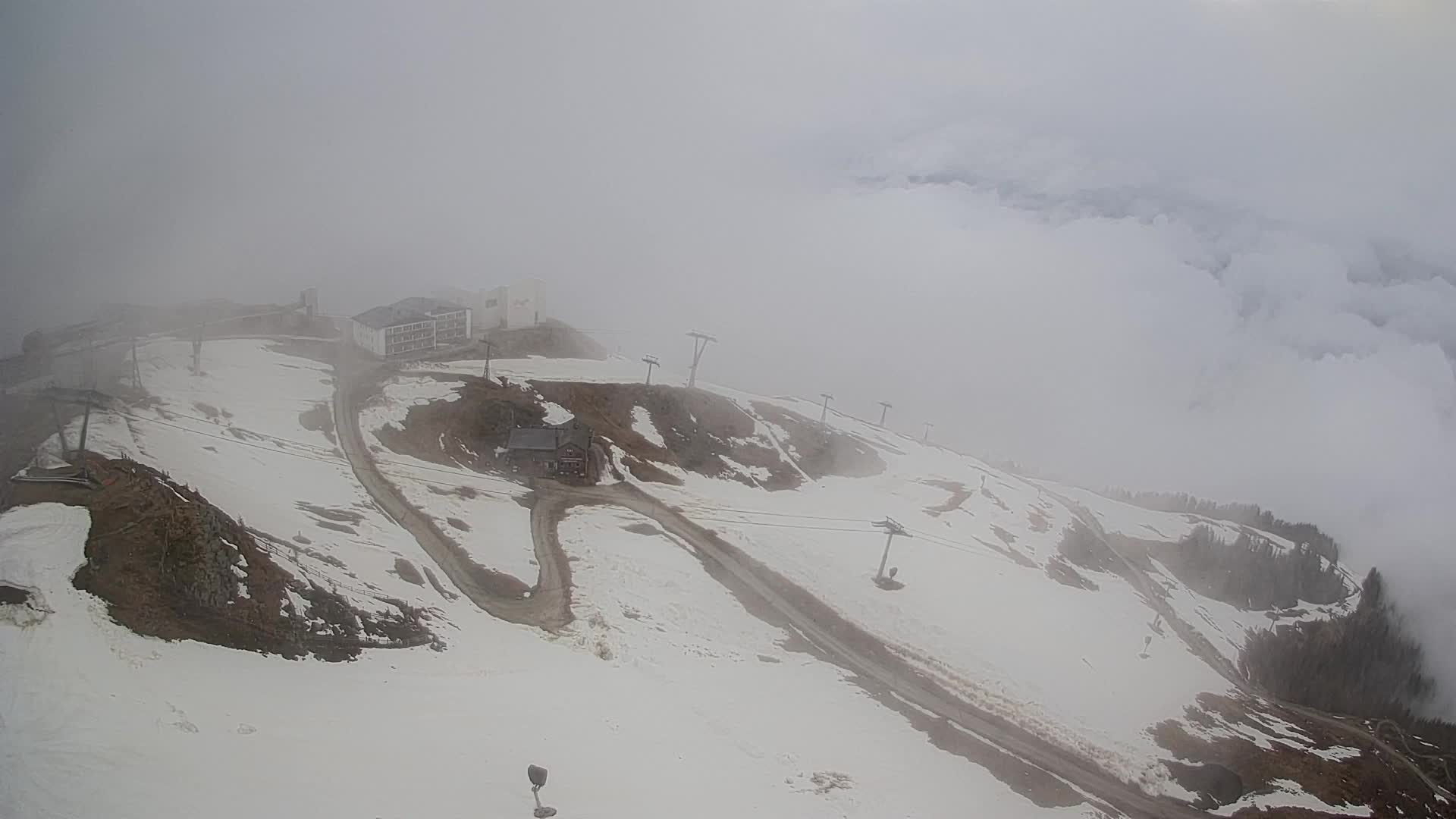 Skigebiet Kronplatz Gipfel | Blick auf Bruneck