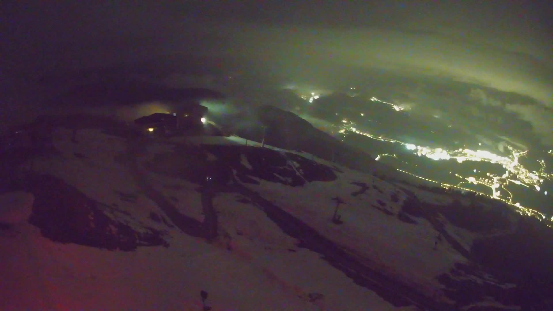 Station de ski Kronplatz sommet | vue sur Brunico