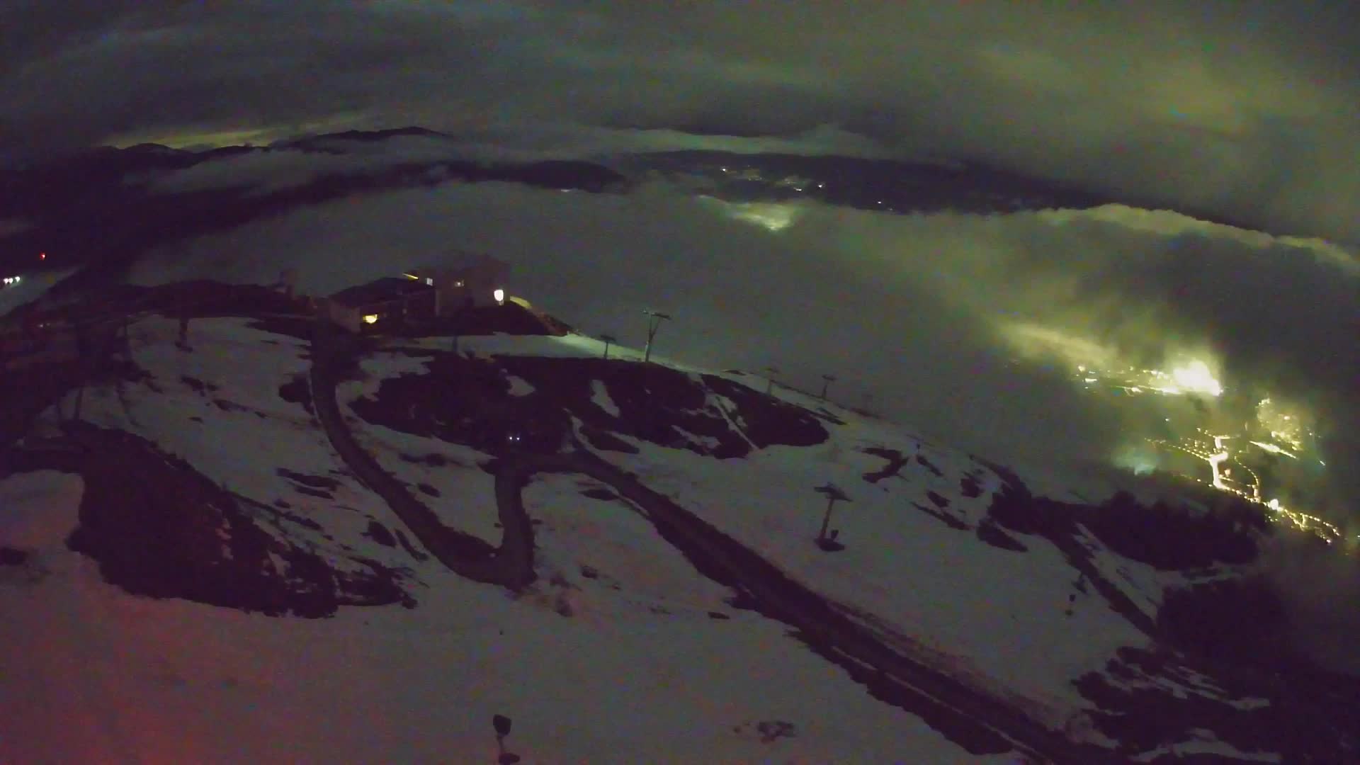 Kronplatz peak Ski resort | view to Bruneck