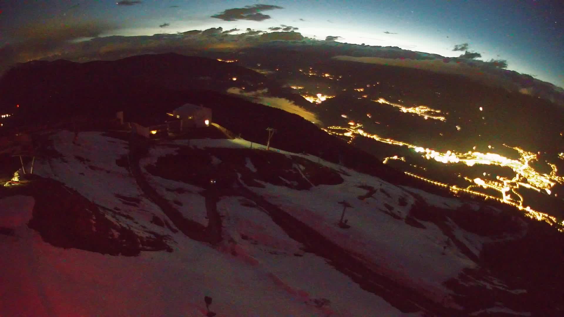Kronplatz peak Ski resort | view to Bruneck