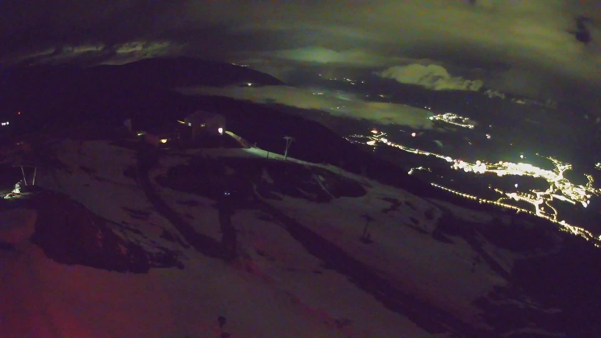 Station de ski Kronplatz sommet | vue sur Brunico