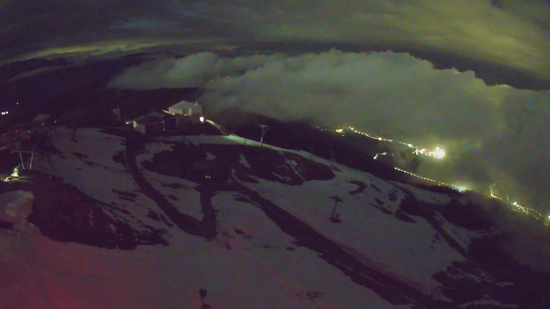 Skigebiet Kronplatz Gipfel | Blick auf Bruneck