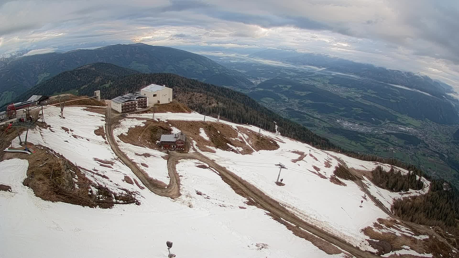 Smučišče Kronplatz – vrh | pogled na Bruneck