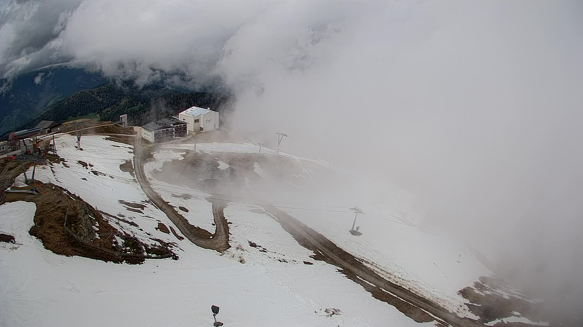 Kronplatz peak Ski resort | view to Bruneck