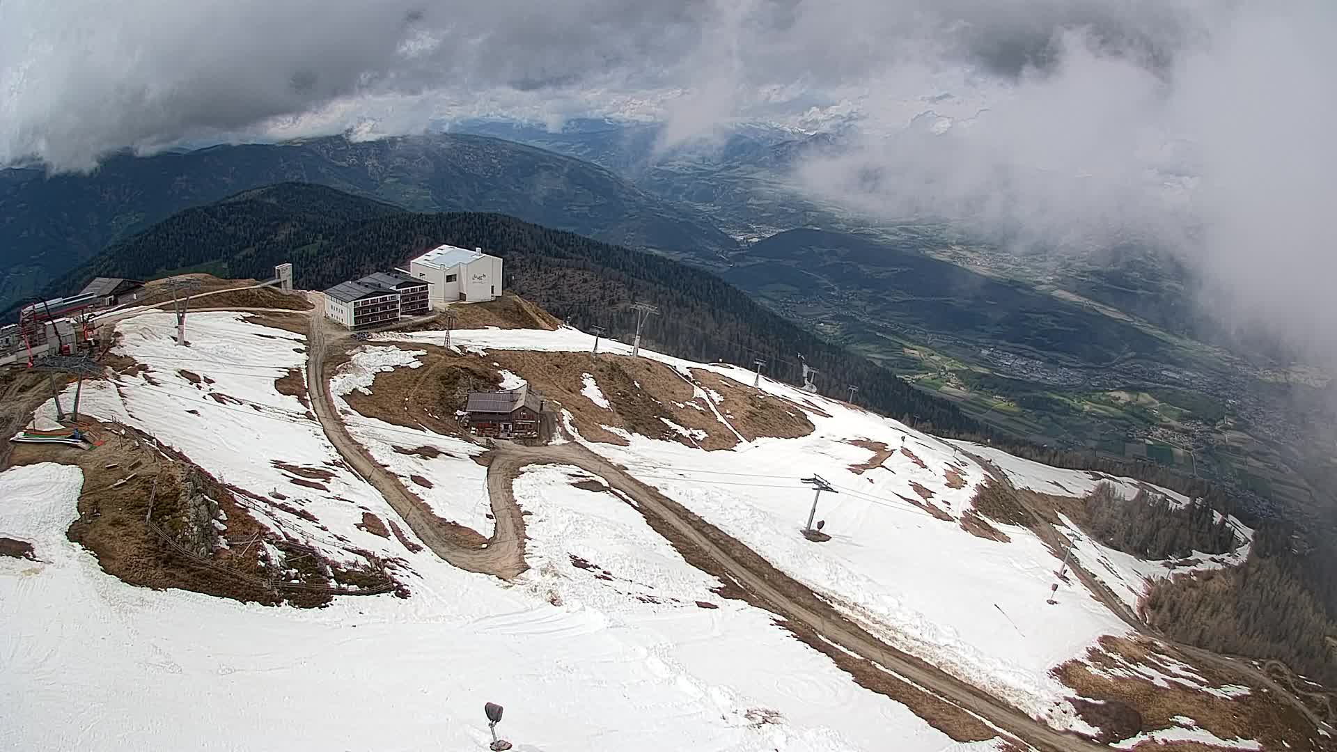 Smučišče Kronplatz – vrh | pogled na Bruneck