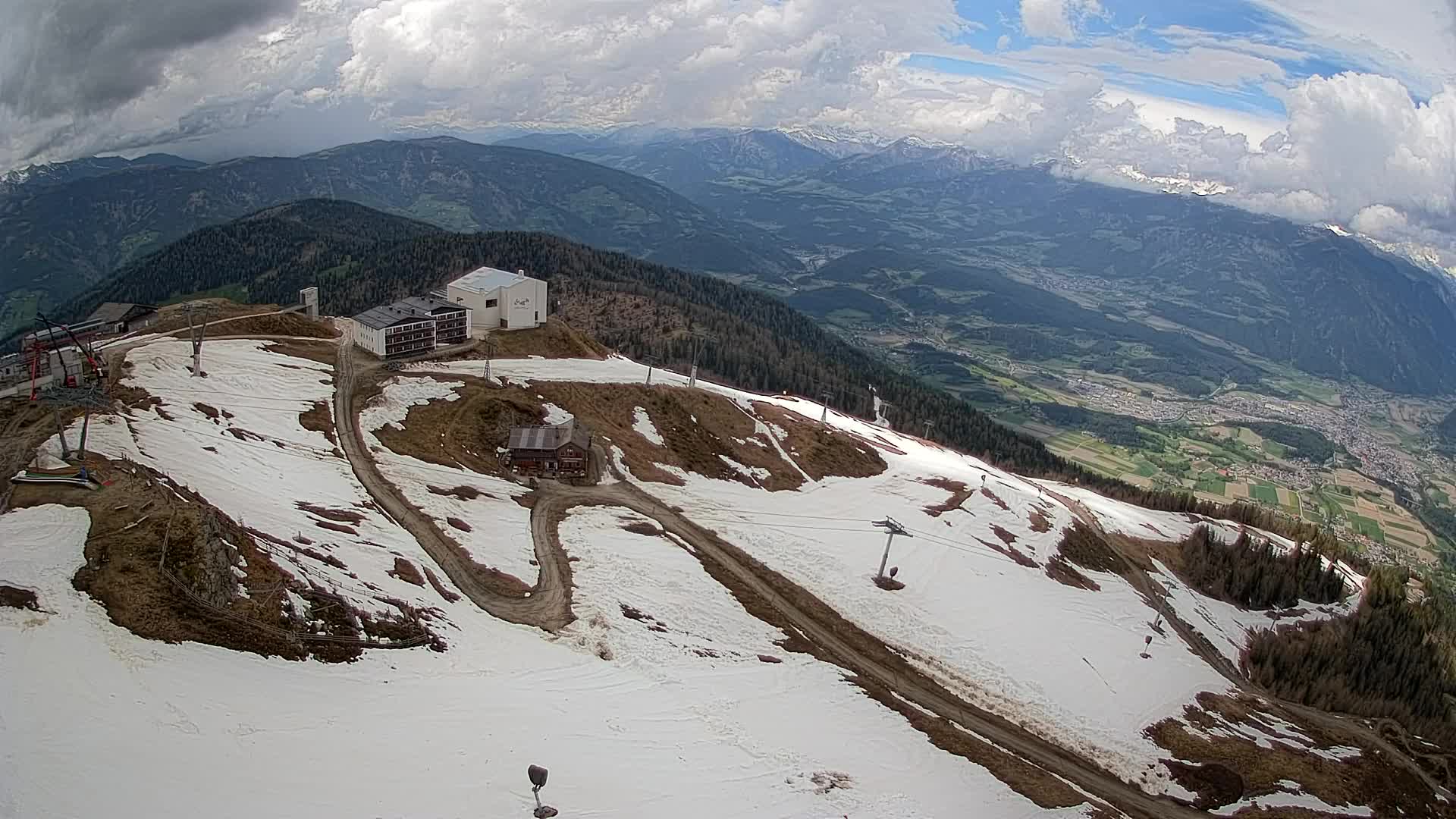 Smučišče Kronplatz – vrh | pogled na Bruneck