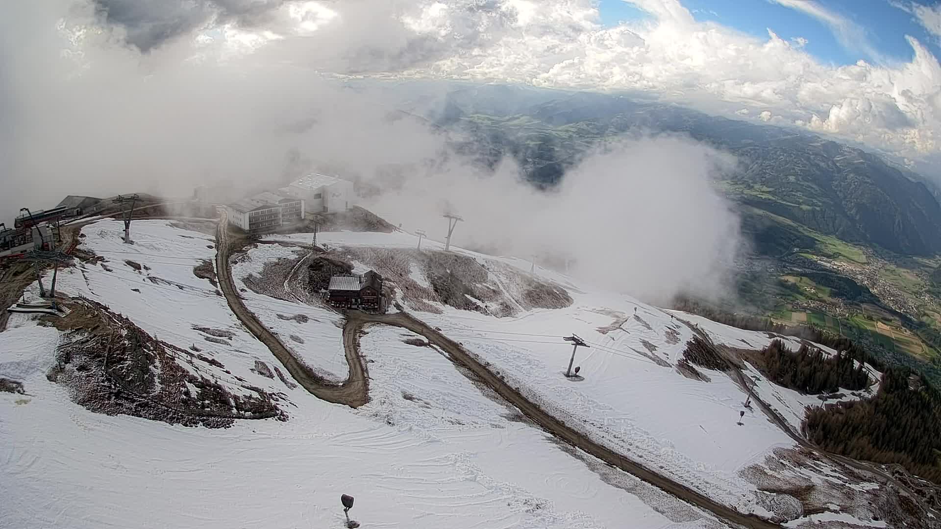 Smučišče Kronplatz – vrh | pogled na Bruneck