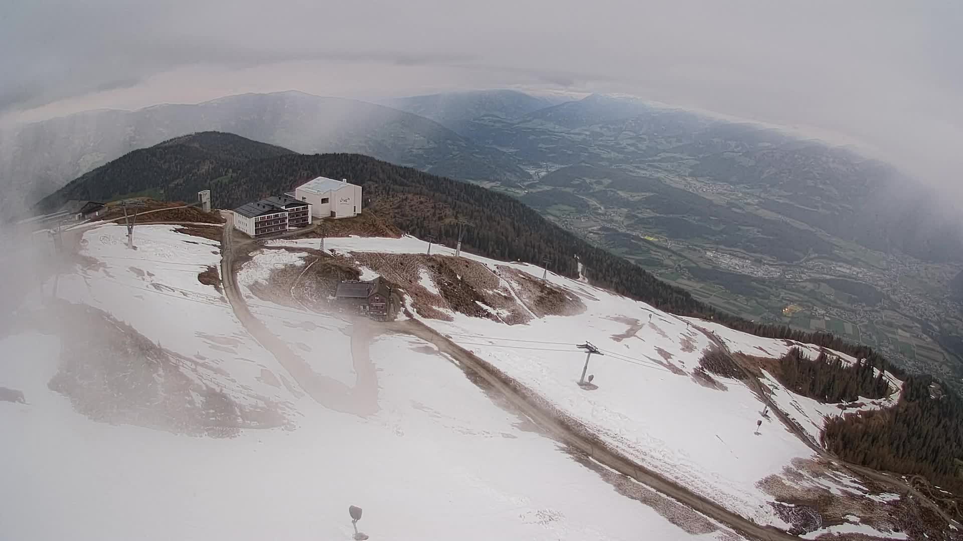 Smučišče Kronplatz – vrh | pogled na Bruneck