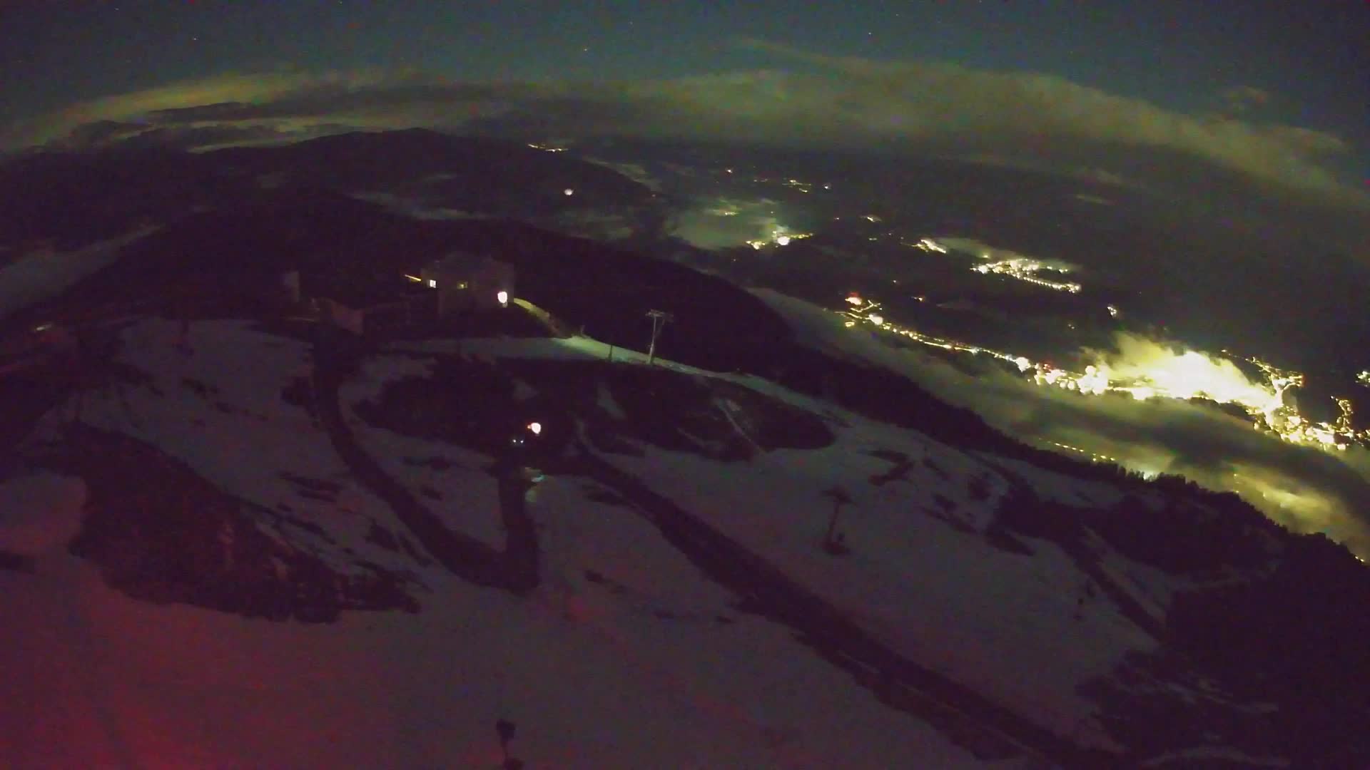 Kronplatz peak Ski resort | view to Bruneck