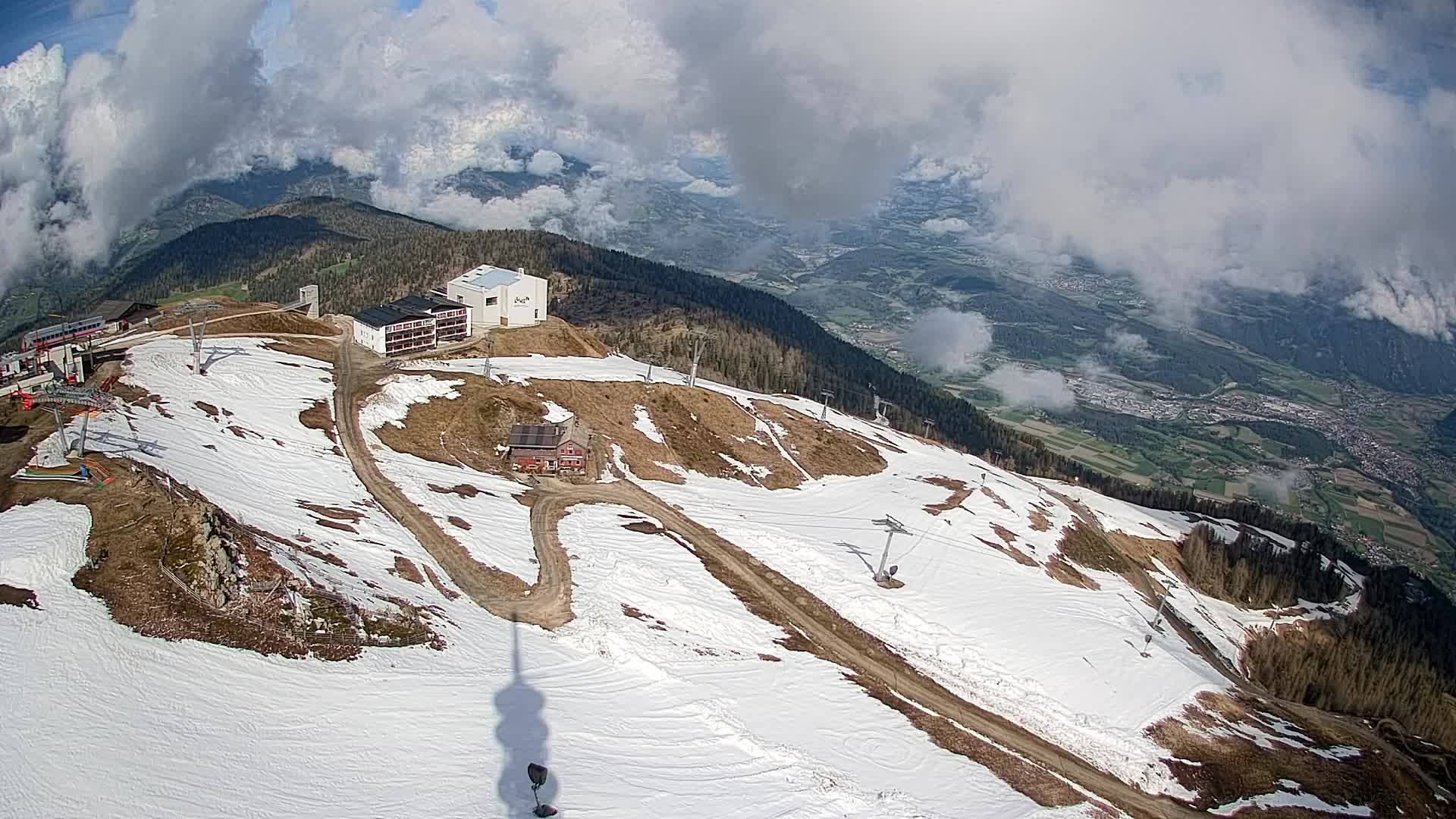Smučišče Kronplatz – vrh | pogled na Bruneck