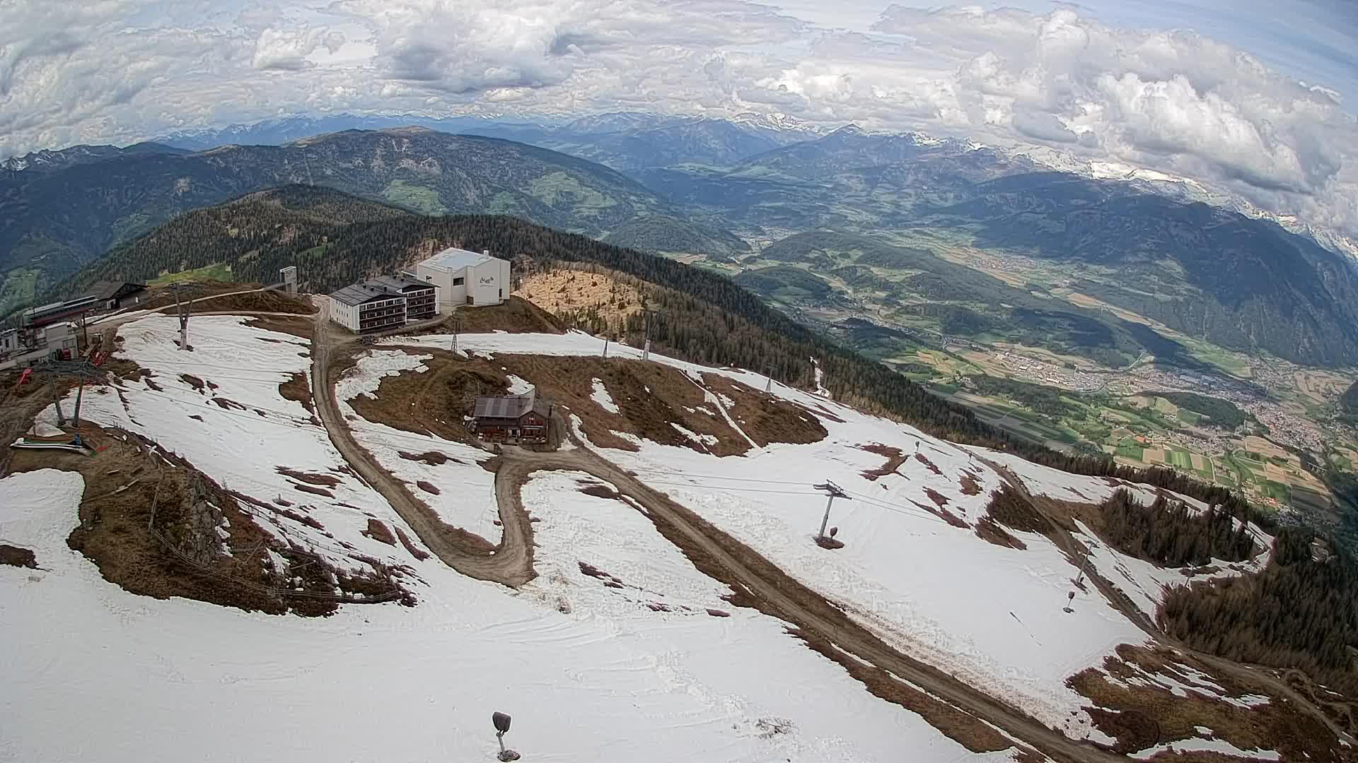 Smučišče Kronplatz – vrh | pogled na Bruneck