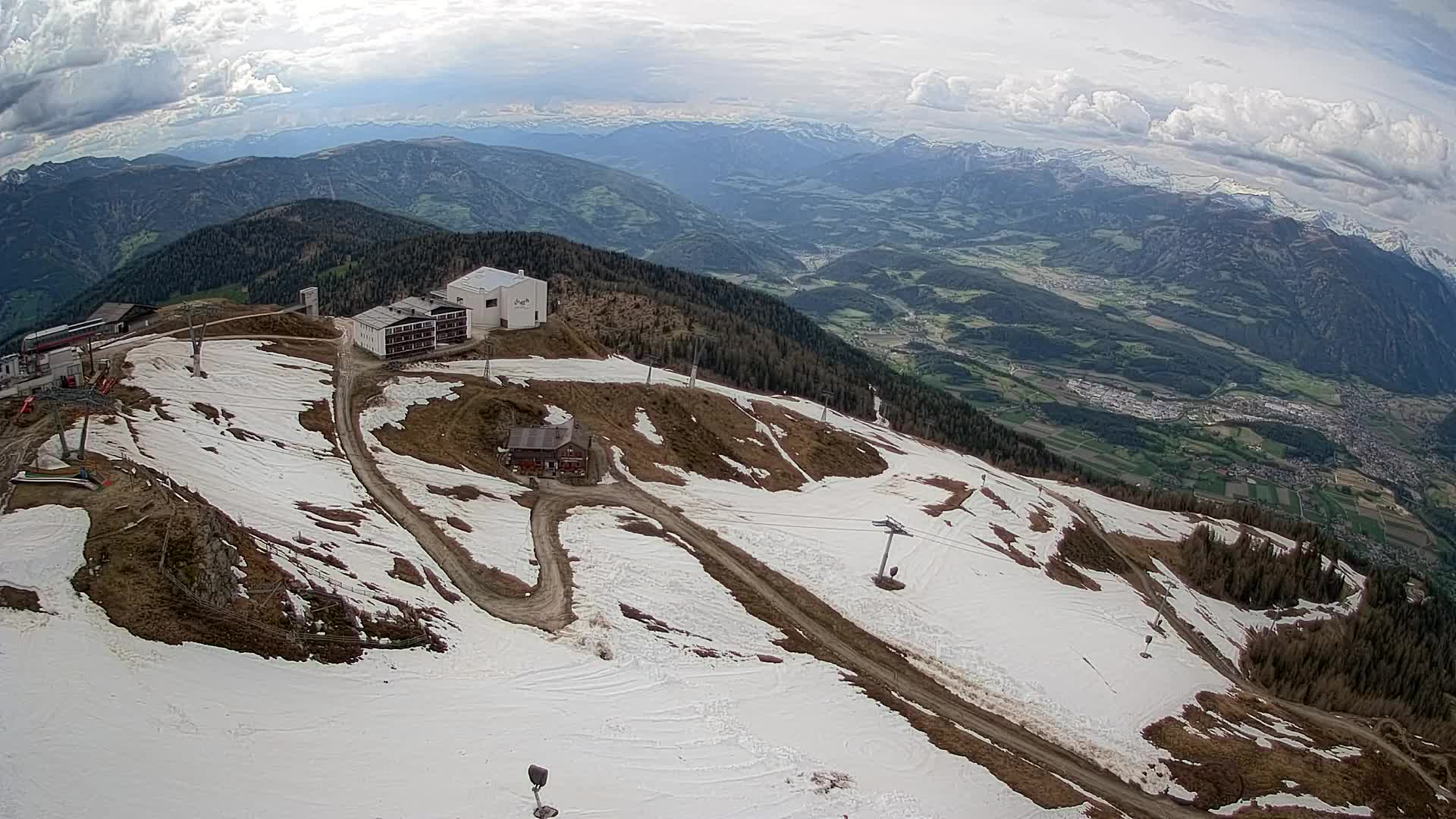 Smučišče Kronplatz – vrh | pogled na Bruneck