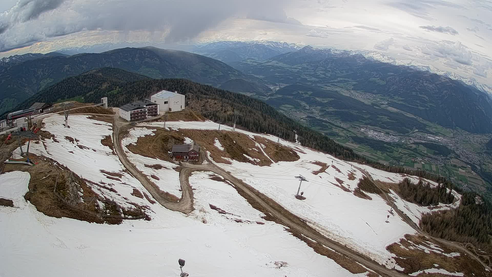 Smučišče Kronplatz – vrh | pogled na Bruneck