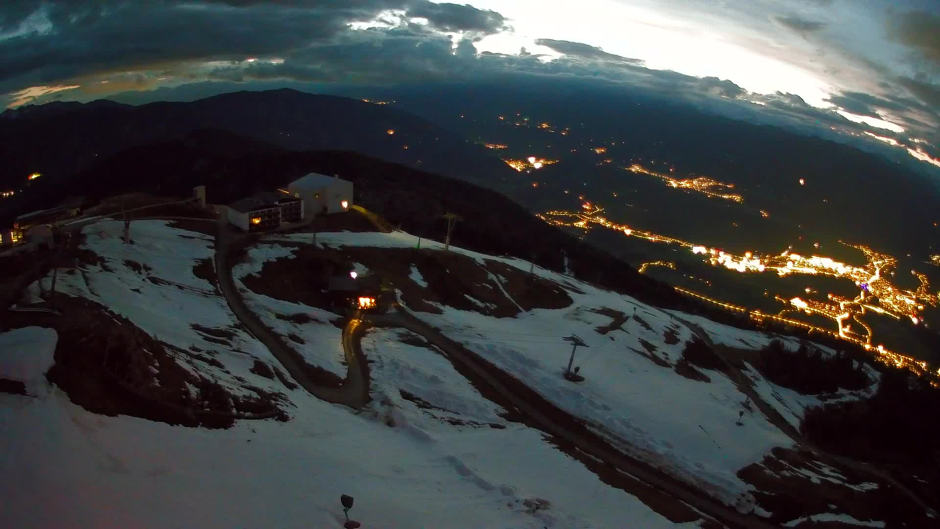 Kronplatz peak Ski resort | view to Bruneck