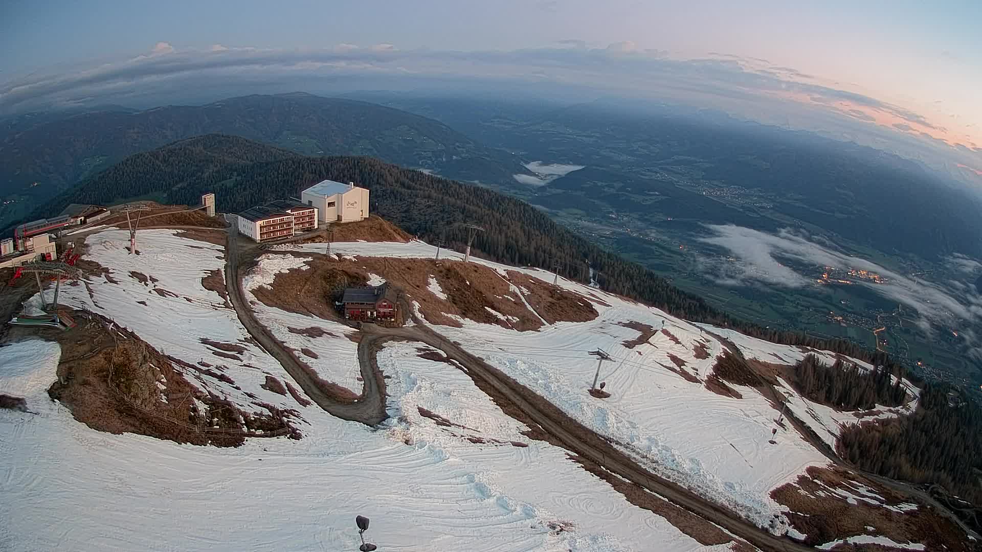 Smučišče Kronplatz – vrh | pogled na Bruneck