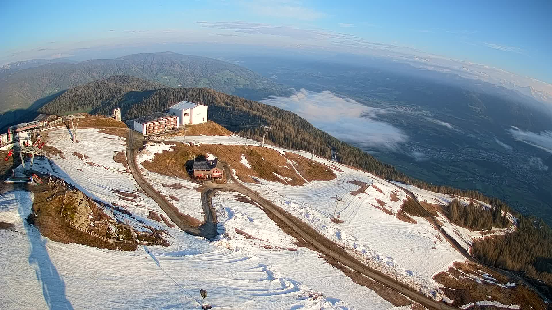 Smučišče Kronplatz – vrh | pogled na Bruneck