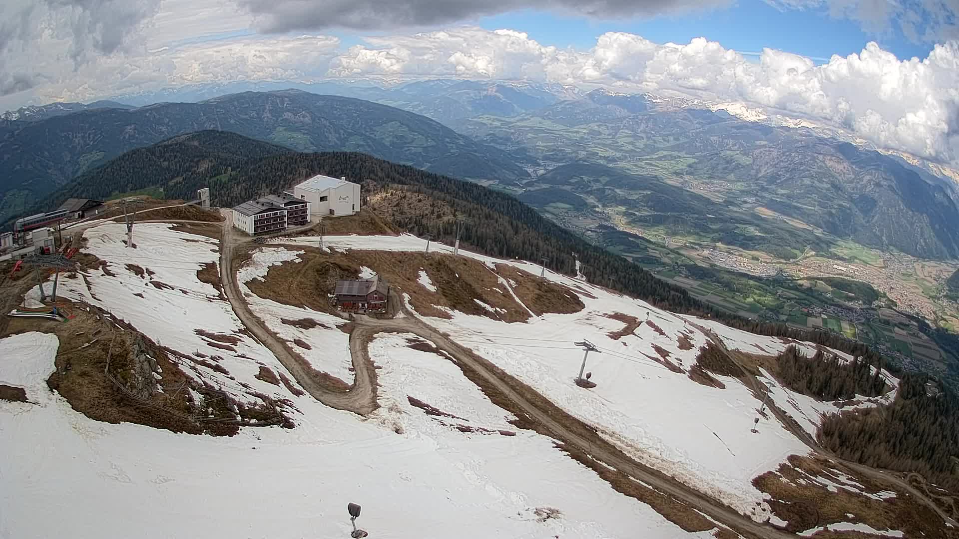 Smučišče Kronplatz – vrh | pogled na Bruneck