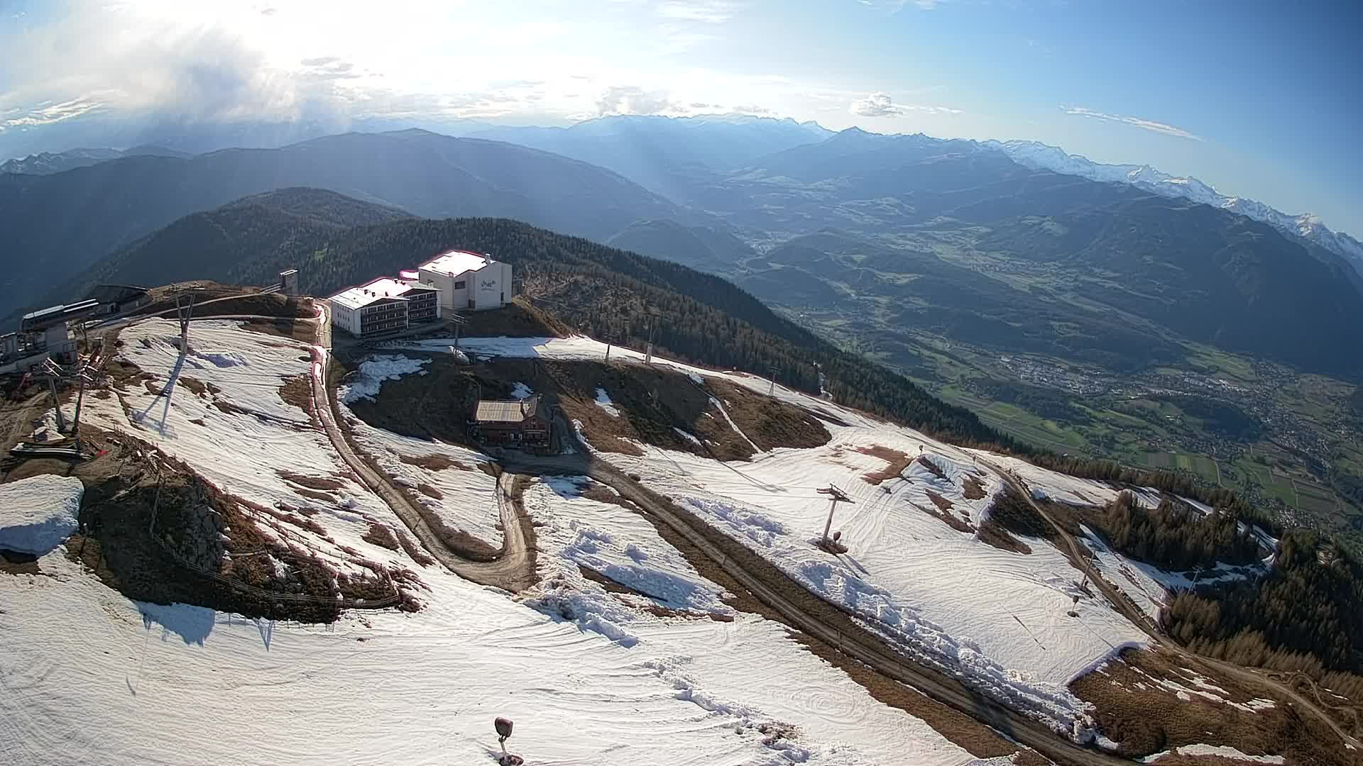 Stazione sciistica di Plan de Corones | vista su Brunico
