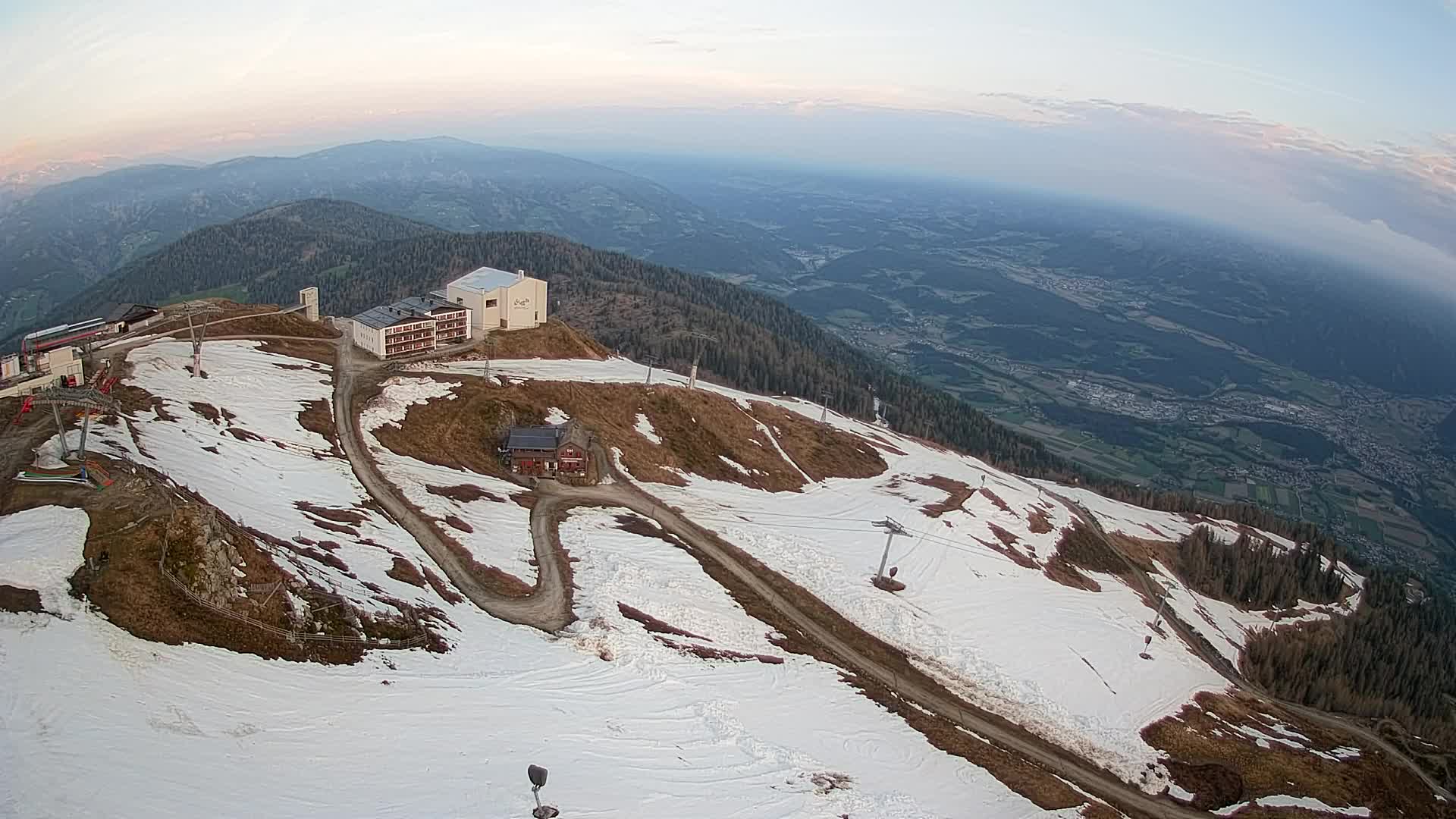Smučišče Kronplatz – vrh | pogled na Bruneck