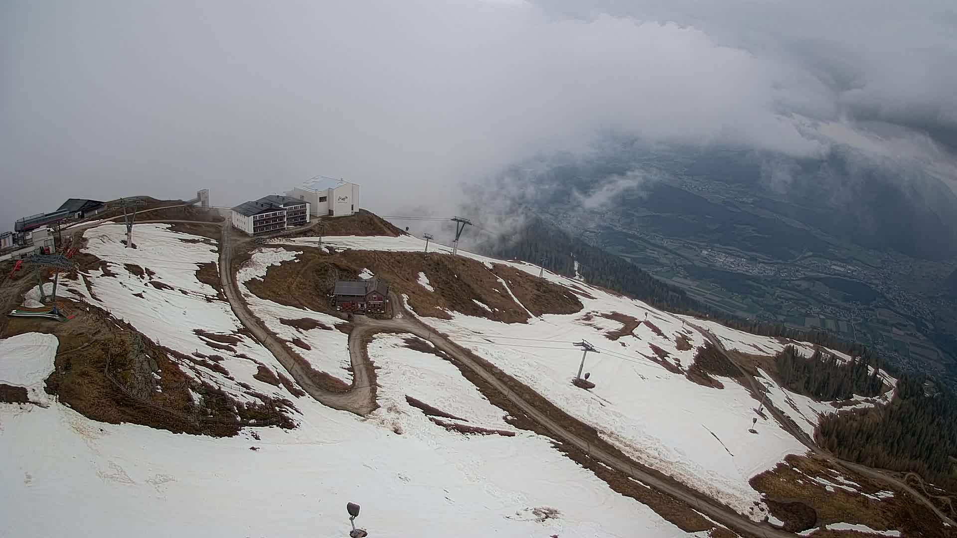 Kronplatz peak Ski resort | view to Bruneck