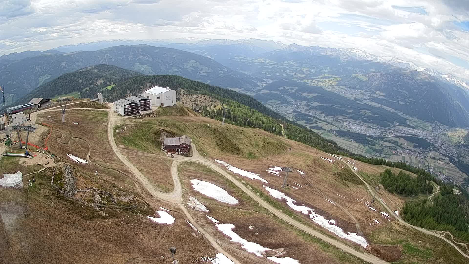 Smučišče Kronplatz – vrh | pogled na Bruneck