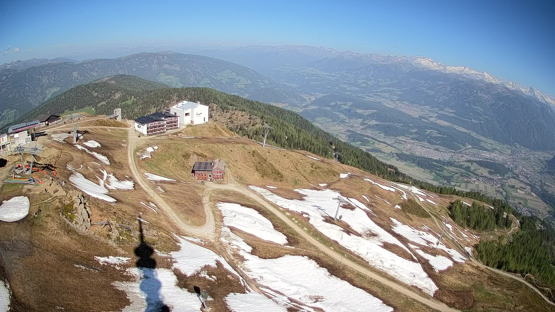 Smučišče Kronplatz – vrh | pogled na Bruneck