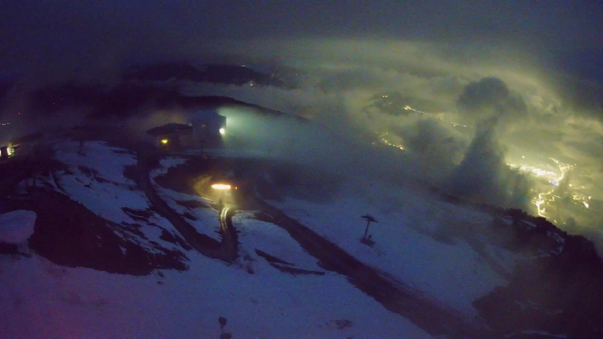 Kronplatz peak Ski resort | view to Bruneck