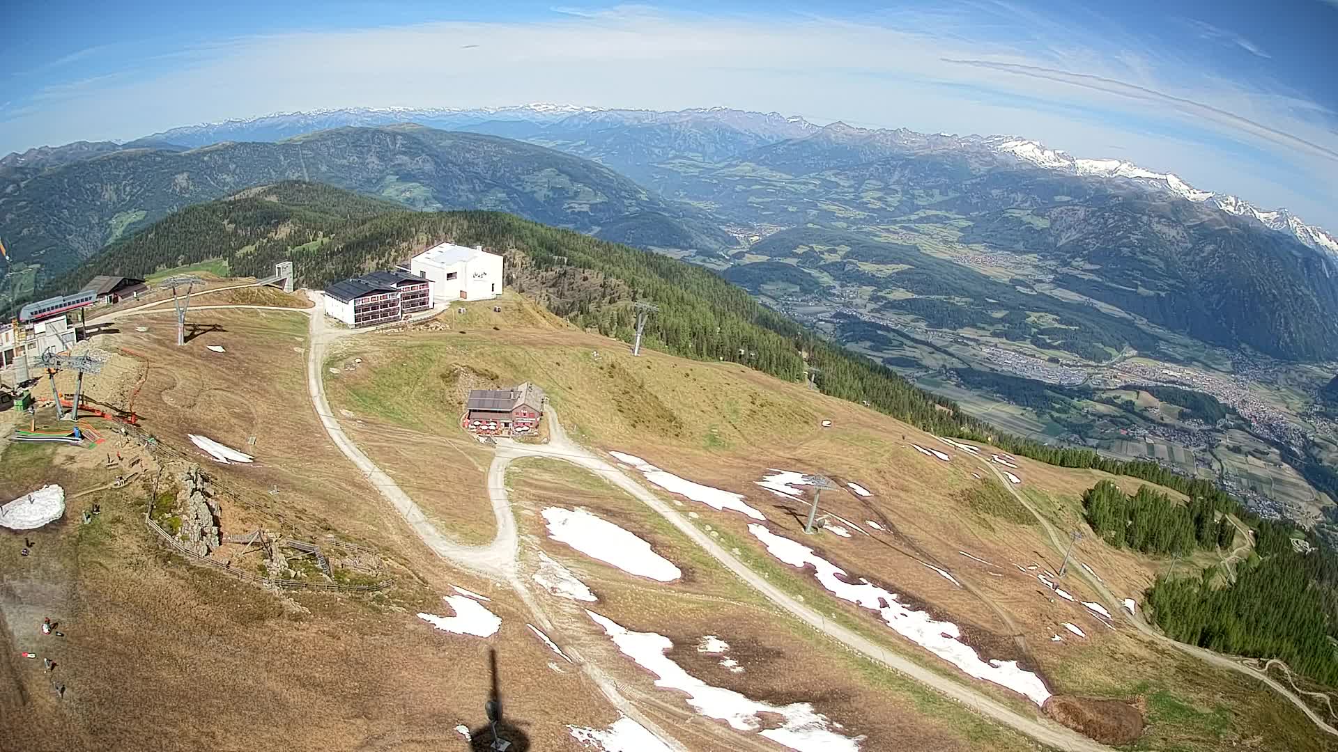 Smučišče Kronplatz – vrh | pogled na Bruneck